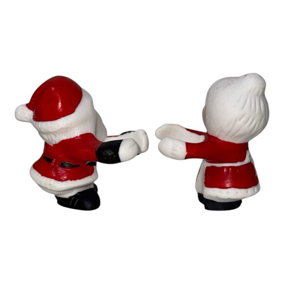 Vintage Christmas Candle Climbers Huggers Santa & Mrs. Santa Claus Beacon Hill - Picture 3 of 8
